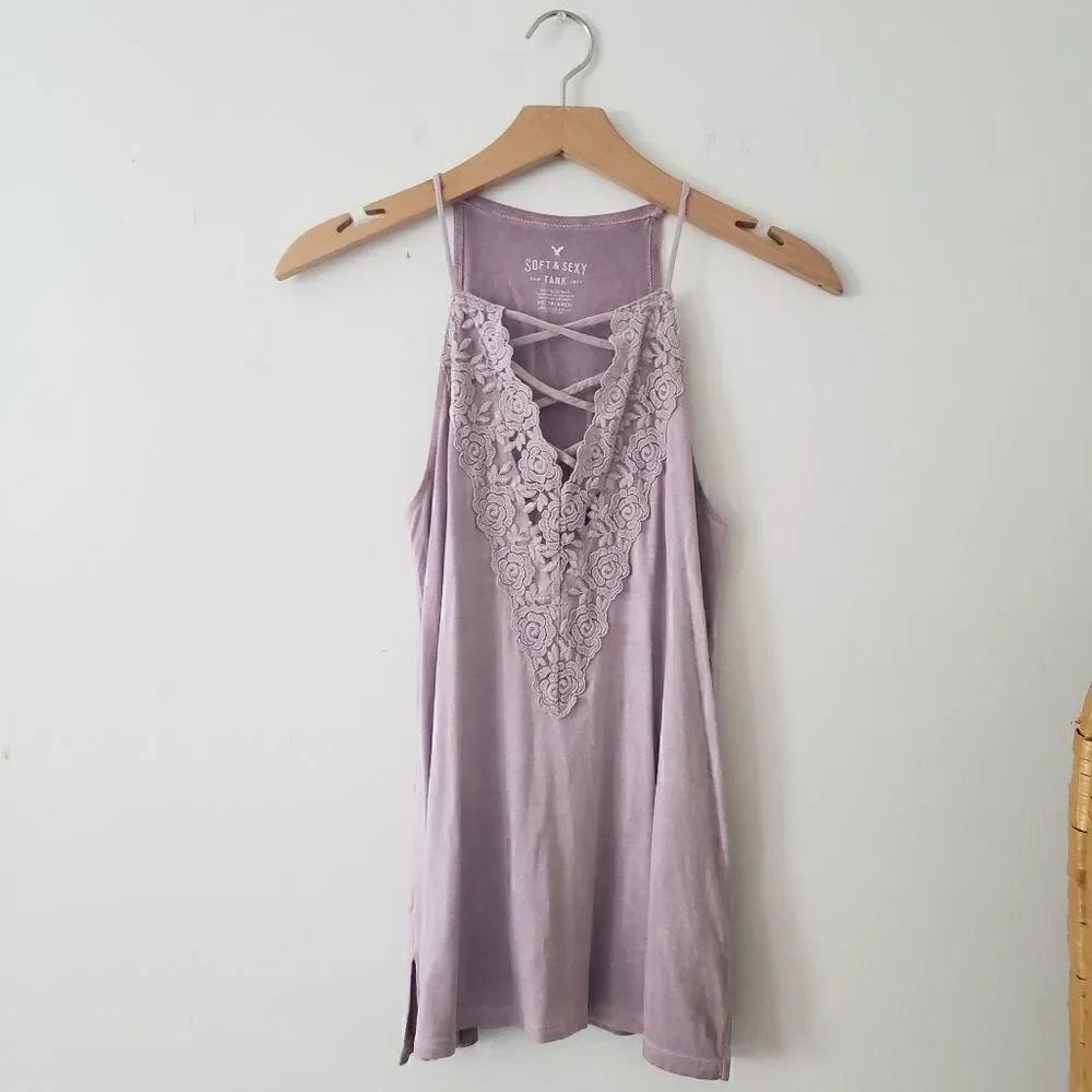 AEO Soft & Sexy Caged Tank XS
